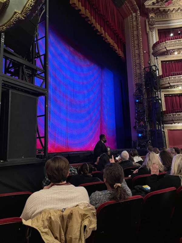 CIBC Theatre, bloc: Orchestra L, rangée: F, place: 19