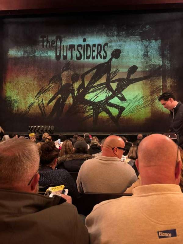 Bernard B. Jacobs Theatre, bloc: Orchestra c, rangée: I, place: 107
