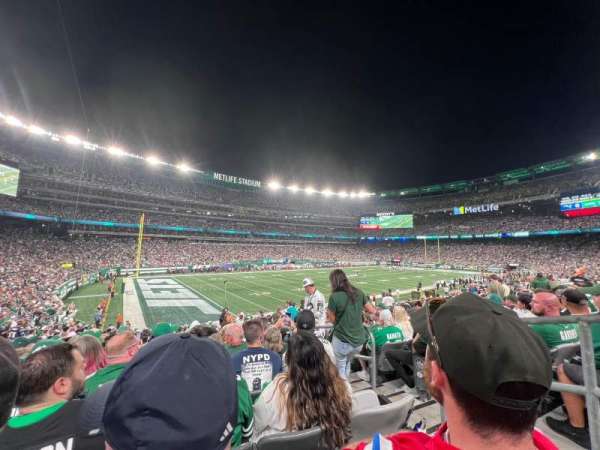 MetLife Stadium, bloc: 118, rangée: 24, place: 3