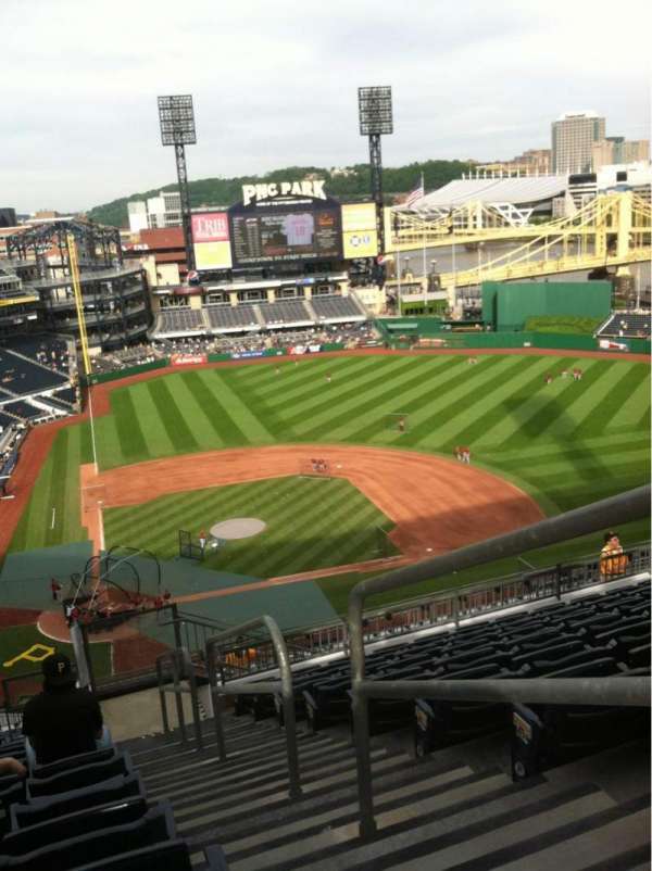 PNC Park, bloc: 312, rangée: S, place: 1