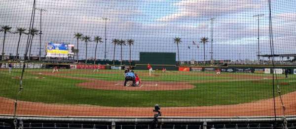 Goodyear Ballpark, bloc: 112, rangée: D, place: 1