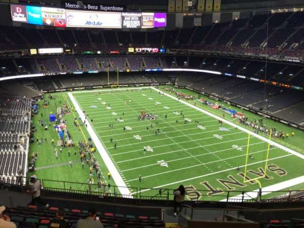Caesars Superdome, bloc: 631, rangée: 14, place: 7