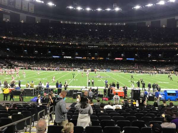 Caesars Superdome, bloc: 142, rangée: 16, place: 20