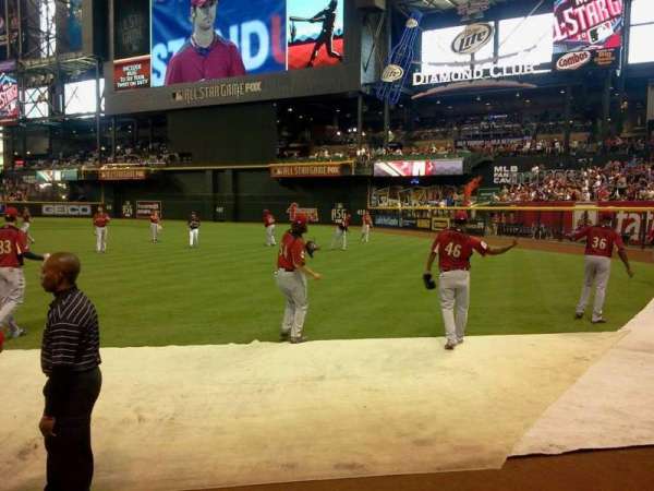 Chase Field, bloc: 108, rangée: 25, place: 10