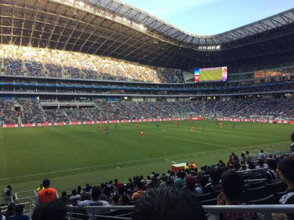 Estadio BBVA, bloc: 101, rangée: P, place: 1