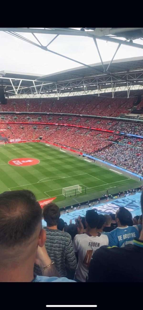 Wembley Stadium, bloc: 543, rangée: 23, place: 89