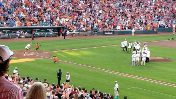 Oriole Park at Camden Yards, bloc: 15, rangée: 6, place: 23