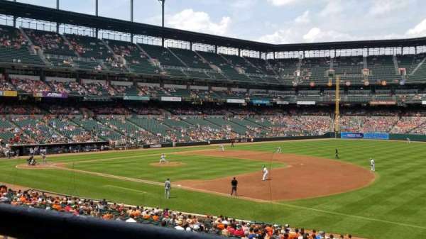 Oriole Park at Camden Yards, bloc: 13, rangée: 1, place: 16