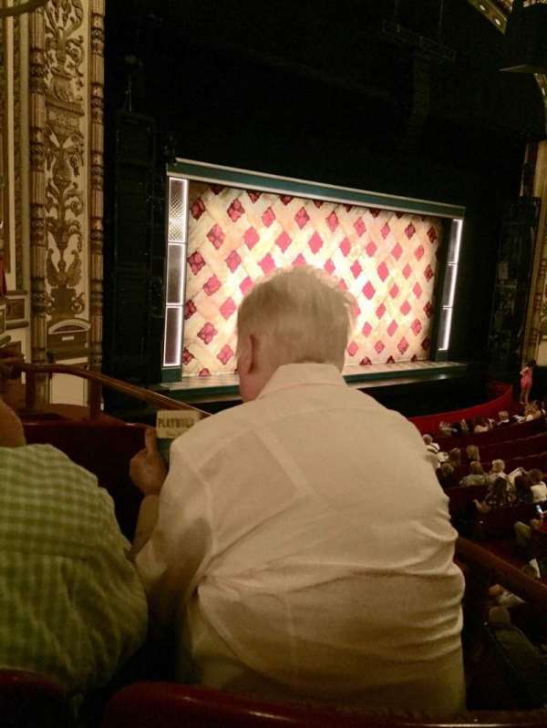 Cadillac Palace Theater, bloc: Dress Circle L, rangée: EE, place: 3
