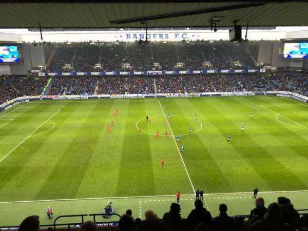 Ibrox Stadium, bloc: CD4, rangée: L, place: 0181