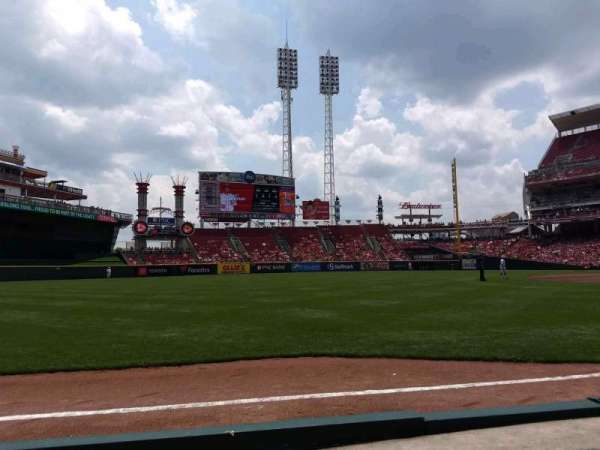 Great American Ball Park, bloc: 111, rangée: B, place: 7