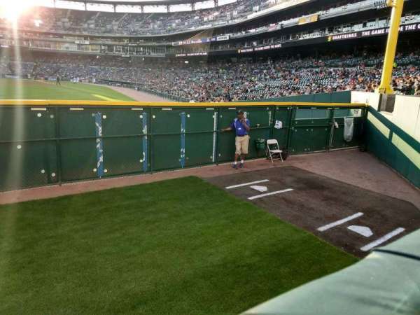 Comerica Park, bloc: 147, rangée: A, place: 14