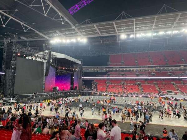 Wembley Stadium, bloc: 124, rangée: 23, place: 48