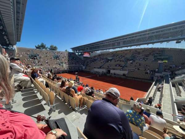 Court Suzanne-Lenglen, bloc: 14, rangée: 15, place: 19