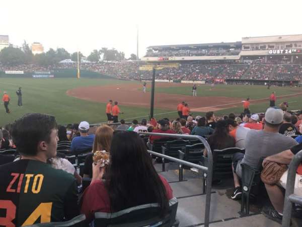 Sutter Health Park, bloc: 122, rangée: 13, place: 1