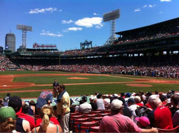 Fenway Park, bloc: Field box 63, rangée: M