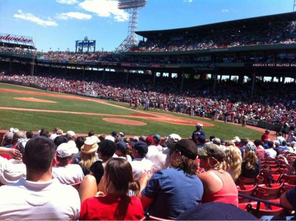 Fenway Park, bloc: Field box 60, rangée: M