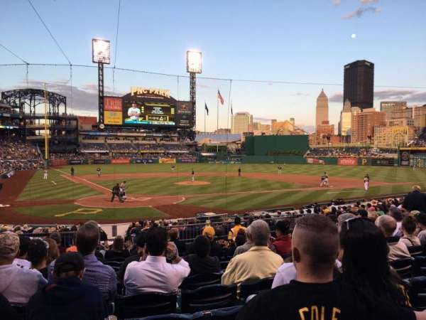 PNC Park, bloc: 114, rangée: K, place: 21