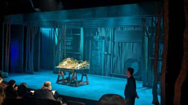 Stage II at the New York City Center, bloc: Orch R, rangée: F, place: 10