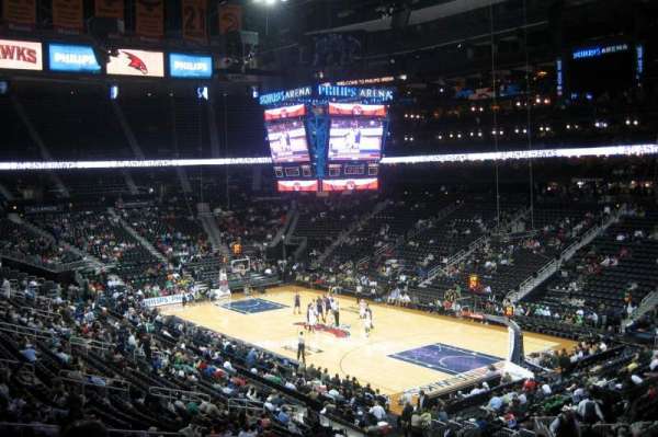 State Farm Arena, bloc: 208, rangée: E, place: 6