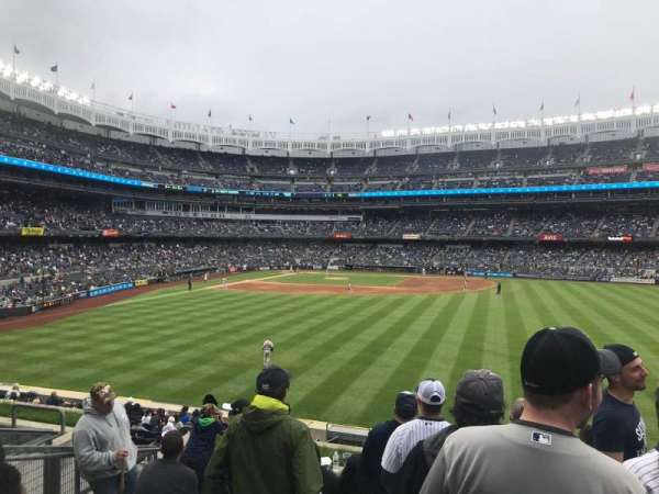 Yankee Stadium, bloc: 203, rangée: 8, place: 16