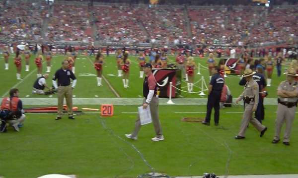 State Farm Stadium, bloc: 127, rangée: 2, place: 3