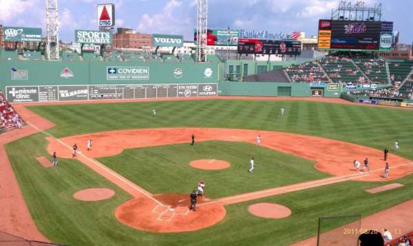 Fenway Park, bloc: DTC 2, rangée: 6, place: 6