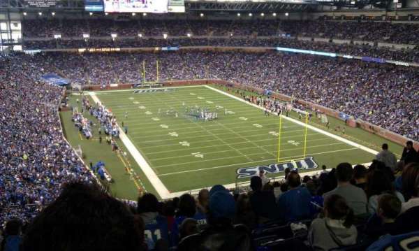 Ford Field, bloc: 315, rangée: 21, place: 15