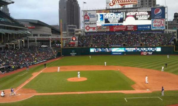 Progressive Field, bloc: 346, rangée: B, place: 10