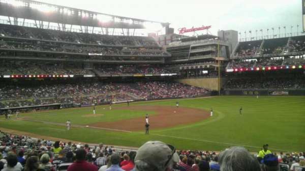 Target Field, bloc: 104, rangée: 35, place: 3