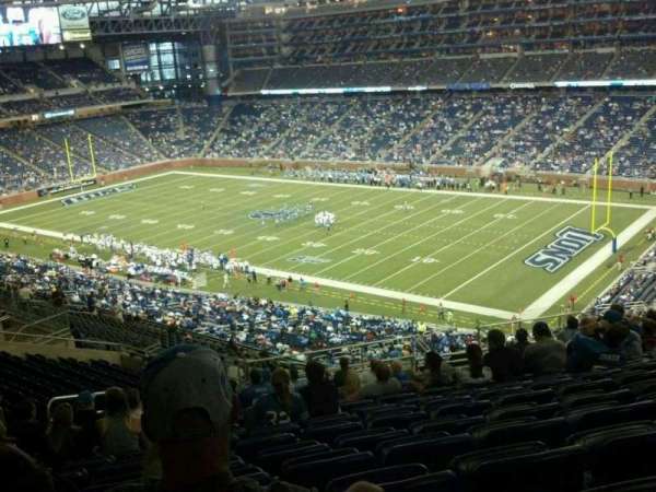 Ford Field, bloc: 337, rangée: 19, place: 12