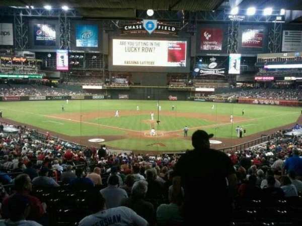 Chase Field, bloc: 122, rangée: W, place: 8