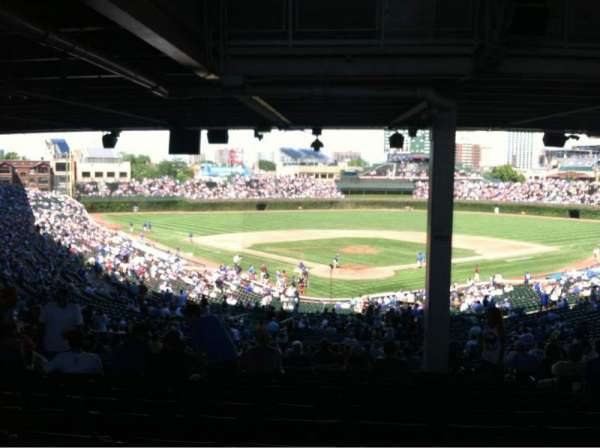 Wrigley Field, bloc: 217, rangée: 19, place: 28