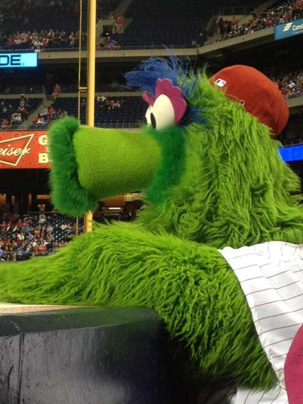 Citizens Bank Park, bloc: 116, rangée: 1, place: 18