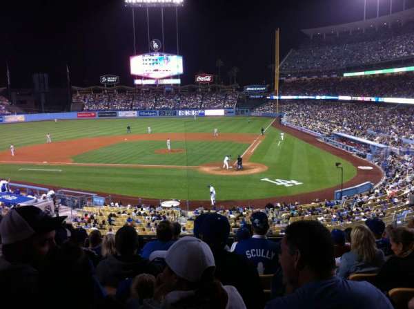 Dodger Stadium, bloc: 115LG, rangée: H, place: 2