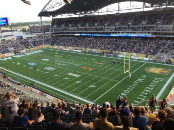 Princess Auto Stadium, bloc: 202, rangée: 25, place: 6