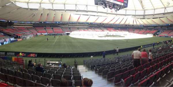 BC Place, bloc: 344, rangée: K, place: 101