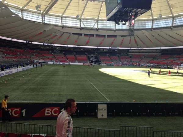 BC Place, bloc: 231, rangée: E, place: 102