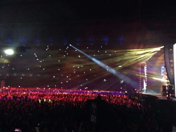 The O2, London, bloc: 422, rangée: P, place: 968