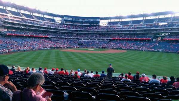 Nationals Park, bloc: 142, rangée: N, place: 11
