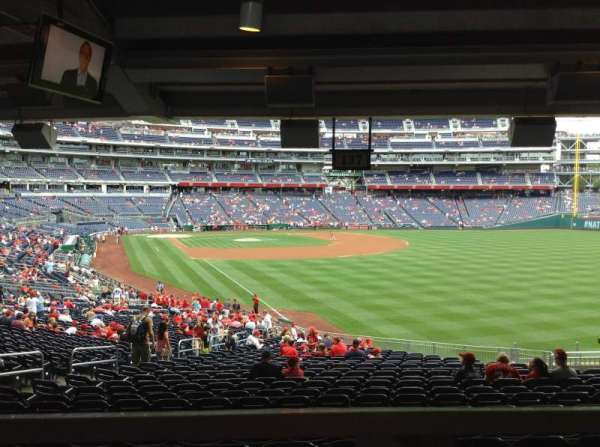 Nationals Park, bloc: 137, rangée: ww, place: 16