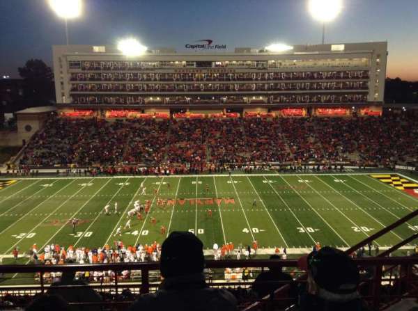 SECU Stadium, bloc: 206, rangée: M