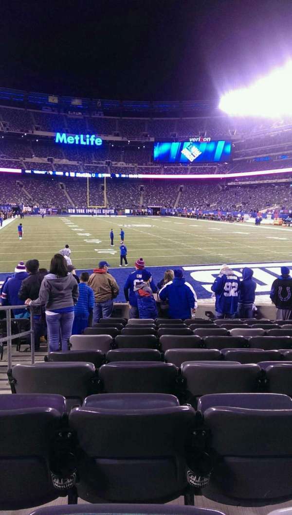 MetLife Stadium, bloc: 103, rangée: 10, place: 21