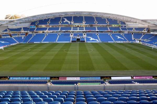 American Express Stadium, bloc: E3D, rangée: G, place: 130