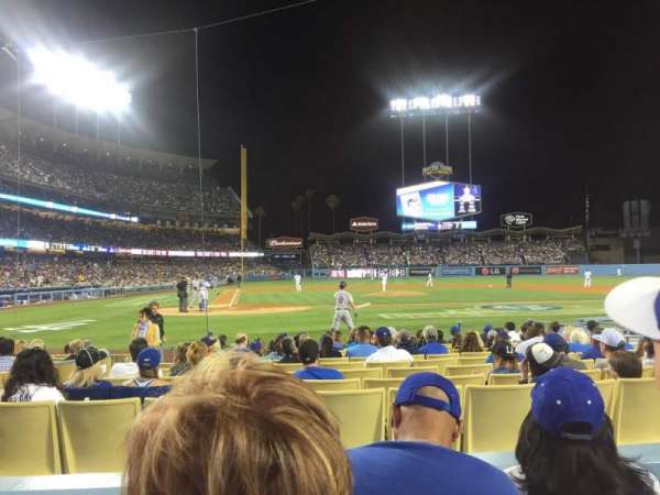 Dodger Stadium, bloc: 10FD, rangée: C, place: 6