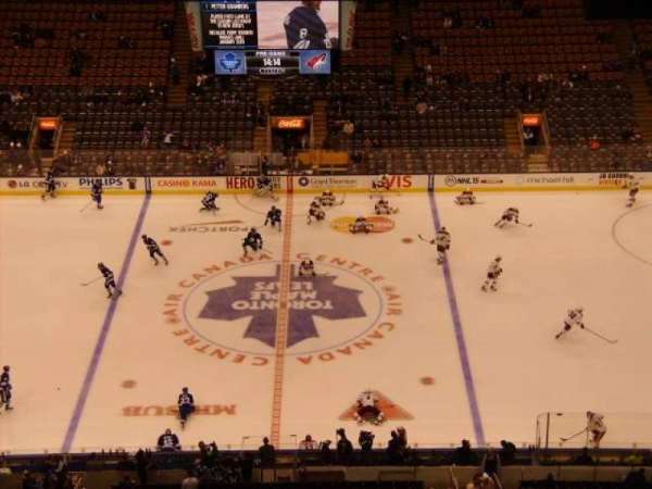 Scotiabank Arena, bloc: 321, rangée: 19, place: 9