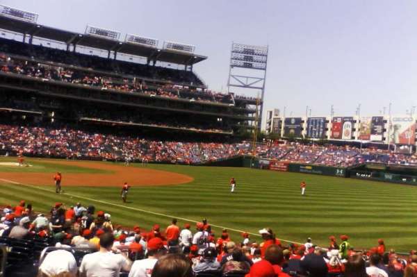 Nationals Park, bloc: 135, rangée: BB, place: 16