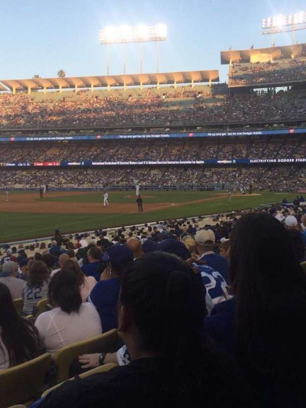 Dodger Stadium, bloc: 43FD, rangée: R, place: 6