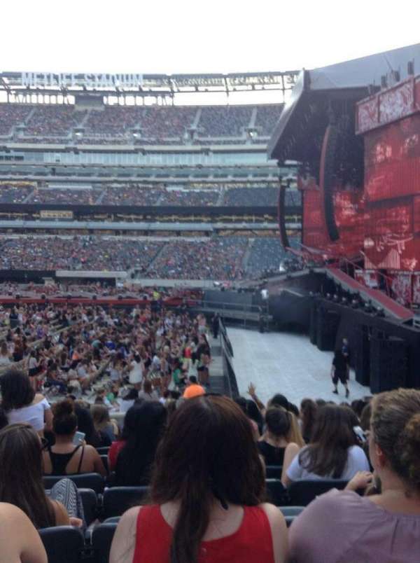 MetLife Stadium, bloc: 110, rangée: 11, place: 12