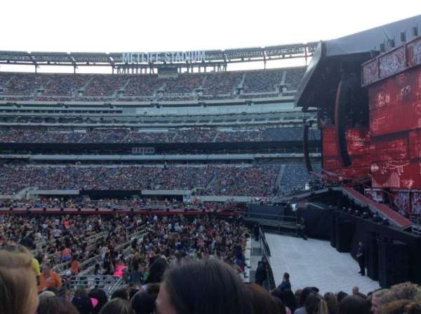 MetLife Stadium, bloc: 110, rangée: 11, place: 12